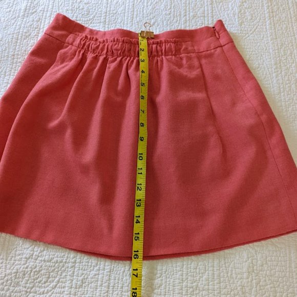 J. Crew Pink Wool Skirt - size 2 - Picture 7 of 7